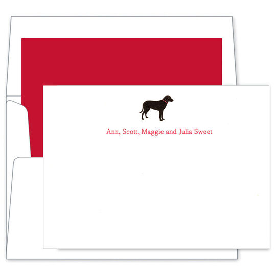 Fetch Flat Note Cards